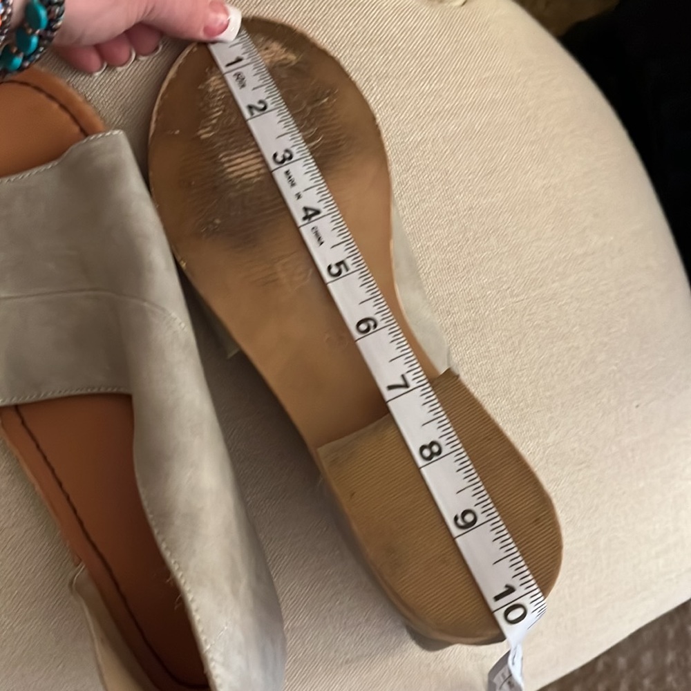 Boutique Open Toe Side Slit Sandal Size 8.5 - Picture 7 of 8